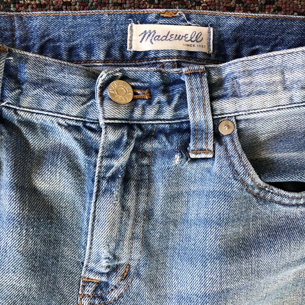 Boyfriend straight leg crop Madewell